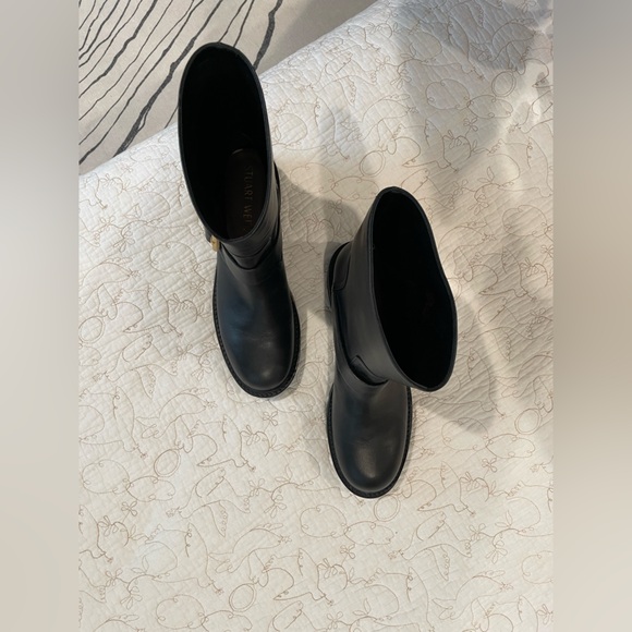 NWOB Stuart Weitzman Ryder Moto boots - Picture 6 of 8